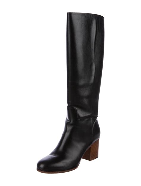 celine white boots|celine knee high boots.